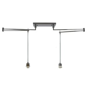   Azzardo Natalia 2S függesztő kar ernyő nélkül, 2x60W E27