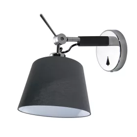 Azzardo Zyta Alu Wall XS BK falikar, 1x60W E27