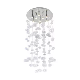 Azzardo Luvia 125 XL clear mennyezeti lámpa, 9x35W GU10