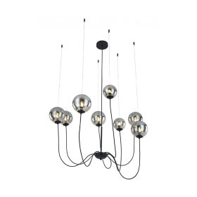 Azzardo Conflux 8 függeszték, 8x33W G9