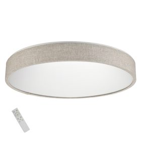   Azzardo Collodi 48 BG távirányítós mennyezeti lámpa, 50W LED, 3000-6500K, 3400 lm