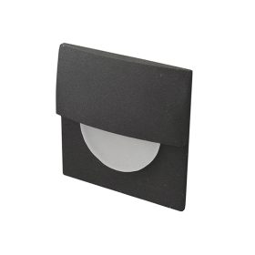   Azzardo Sane 40 BK lépcsővilágító lámpa, 1W LED, 3000K, 85 lm