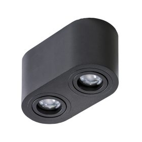 Azzardo Brant 2 BK mennyezeti lámpa, 2x50W GU10