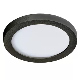   Azzardo Slim Round 9 BK beépíthető fürdőszobai lámpa, 6W LED, 3000K, 500 lm, IP44