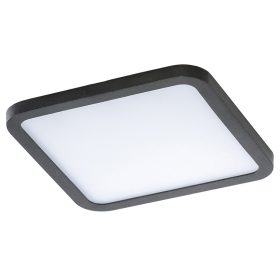   Azzardo Slim Square 15 BK beépíthető fürdőszobai lámpa, 12W LED, 3000K, 1000 lm, IP44