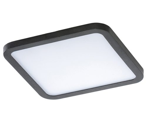 Azzardo Slim Square 15 BK beépíthető fürdőszobai lámpa, 12W LED, 3000K, 1000 lm, IP44