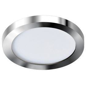   Azzardo Slim Round 9 CH beépíthető fürdőszobai lámpa, 6W LED, 4000K, 500 lm, IP44