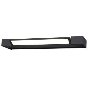   Azzardo Dali 60 BK tükörmegvilágító lámpa, 18W LED, 4000K, 2160 lm, IP44