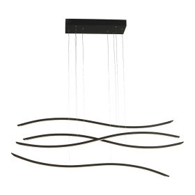 Azzardo Waves BK LED függeszték, 70W LED, 3000K, 4900 lm