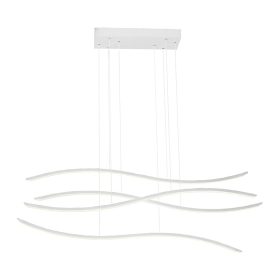 Azzardo Waves WH LED függeszték, 70W LED, 3000K, 4900 lm