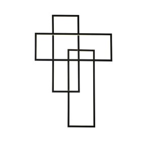 Azzardo Quadratus BK LED falilámpa, 80W LED, 3000K, 4800 lm