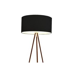 AZzardo Finn CO/BK állólámpa, 1x42W E27