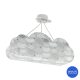 Dalber Clouds Grey 41410E gyerek függesztett lámpa, 3x15W E27 LED