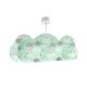 Dalber Clouds Green 41410H gyerek függesztett lámpa, 3x15W E27 LED