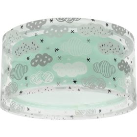   Dalber Clouds Green 41416H gyerek mennyezeti lámpa, 2x15W E27 LED
