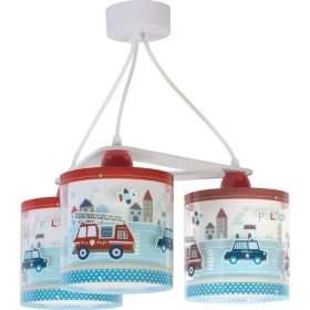 Dalber Police 60614 gyerek függesztett lámpa, 3x60W E27