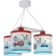 Dalber Police 60614 gyerek függesztett lámpa, 3x60W E27