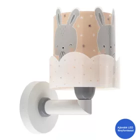 Dalber Baby Bunny Pink 61159S gyerek falilámpa, 1x60W E27