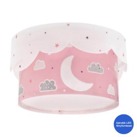   Dalber Moon Pink 61236S gyerek mennyezeti lámpa, 2x15W E27 LED
