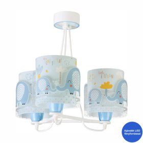   Dalber Little Elephant 61337T gyereklámpa függeszték, 3x60W E27