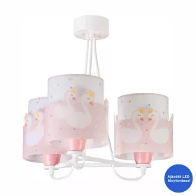   Dalber Sweet Love Pink 61377/61717S gyereklámpa függeszték, 3x60W E27