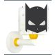 Dalber Dark Hero 61809 gyerek falilámpa, 1x15W E27 LED