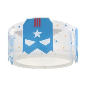 Dalber Blue Hero 61816 gyerek mennyezetlámpa, 2x15W E27 LED