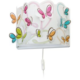 Dalber Butterfly 62148 gyerek falilámpa, 1x60W E27
