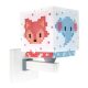 Dalber Little Pixel 63379 gyerek falilámpa, 1x15W E27 LED
