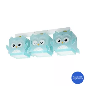   Dalber Little Owl 64393 gyerek mennyezeti lámpa, 3x15W E27 LED