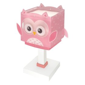   Dalber Little Pink Owl 64481 gyerek asztali lámpa, 1x8W E14 LED