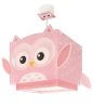 Dalber Little Pink Owl 64482 gyerek függeszték, 1x15W E27 LED