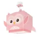 Dalber Little Pink Owl 64482 gyerek függeszték, 1x15W E27 LED