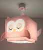 Dalber Little Pink Owl 64482 gyerek függeszték, 1x15W E27 LED