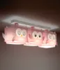 Dalber Little Pink Owl 64483 gyerek mennyezeti lámpa, 3x15W E27 LED
