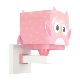   Dalber Little Pink Owl 64489 gyerek falilámpa, 1x15W E27 LED