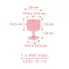 Dalber Little Unicorn 64591 gyerek asztali lámpa, 1x8W E14 LED