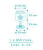 Dalber Baby Dreams 76011T gyerek asztali lámpa, 1x8W E14 LED