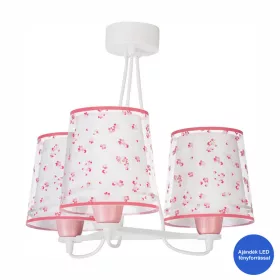   Dalber Dream Flowers 81177S gyereklámpa függeszték, 3x60W E27