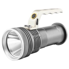   Entac elemlámpa alu 5W, 400 lm, 2x18650 és fali töltővel, IP65