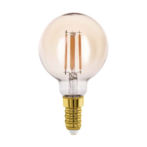 Eglo 110061 Amber E14-LED-G60 kisgömb fényforrás, 4W=32W, 2200K, 350 lm