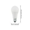 Eglo 110135 E27-LED-A60 dimmelhető LED fényforrás, 11W=75W, 3000K, 1055 lm