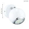 Eglo BIMEDA 31001 spotlámpa, 1x3W GU10 LED, 3000K, 240 lm