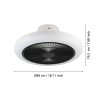 Eglo Kostrena 35139 ventilátoros mennyezeti lámpa, 3x8,5W LED, 2700K-6500K, 3300 lm