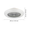 Eglo Sayulita-L 35144 mennyezeti ventilátoros lámpa, 3x12,6W LED, 2700K-6500K, 4500 lm