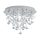 Eglo Pianopoli 39245 kristály mennyezeti lámpa 15x1,8W LED, 3000K, 15x215 lm