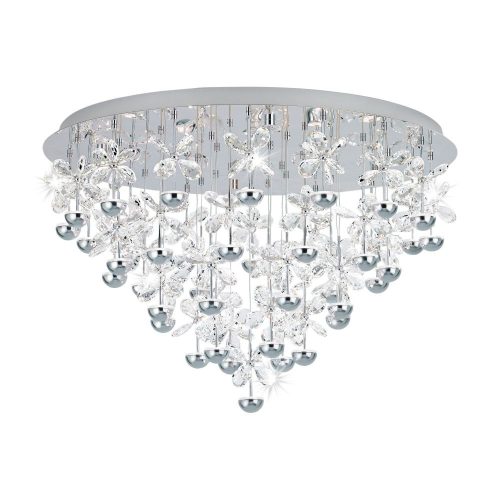 Eglo Pianopoli 39246 kristály mennyezeti lámpa 43x1,8W LED, 3000K, 43x215 lm