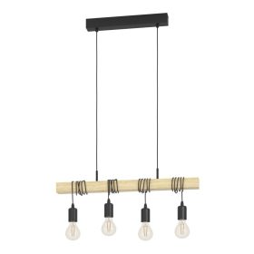 Eglo TOWNSHEND 43512 függeszték, 4x60W E27