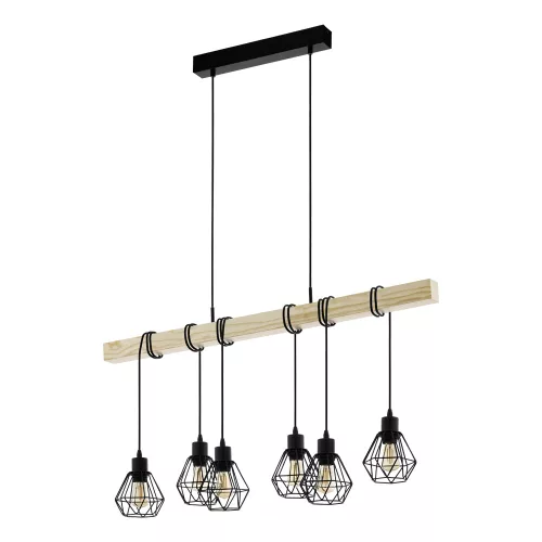 Eglo Townshend 5 44076 függeszték, 6x60W E27