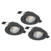 Eglo Saliceto 900747 süllyesztett lámpa, 3x6W LED, 2700K, 1350 lm